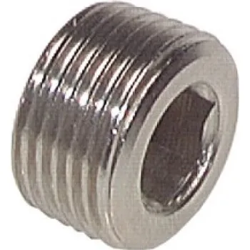 Fitinka TS Záslepka vnější G3/8" poniklovaná mosaz