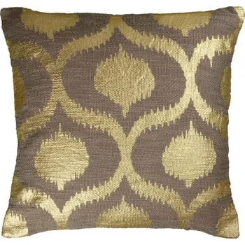 Dekorativní polštářek Dekorační polštář Sissy šedý s nádechem hnědé šedá 45x45