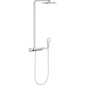 Sprchový set Grohe Rainshower sprchová sada na stěnu s termostatem s dešťovou sprchou StarLight Chrome 26250LS0