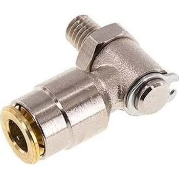 Příslušenství k čerpadlu TS Vysokotlaké nástrčné šroubení otočné L M10x1 konický - 6 mm pozink, 250 bar