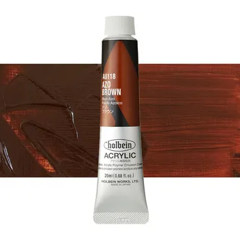 Vodová barva Akrylová barva Holbein Heavy Body - Azo Brown Balení: 20 ml
