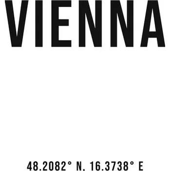 Plakát Plakát, Obraz - Vienna simple coordinates, Finlay & Noa