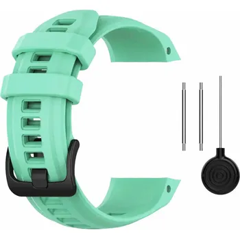 Řemínek na hodinky Silikonový řemínek Ricardo 20mm (pro Garmin Instinct 2S), zelený