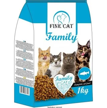 Krmivo pro kočku FINE CAT Family granule pro kočky s RYBOU 1kg