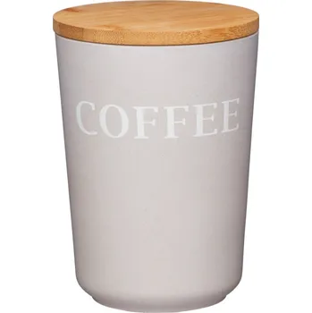 Dóza na potraviny Dóza na kávu z bambusového vlákna šedá