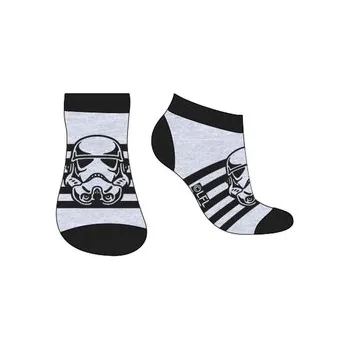 Ponožky Kotníkové Star Wars Šedé 1 pár, Velikost 27/30