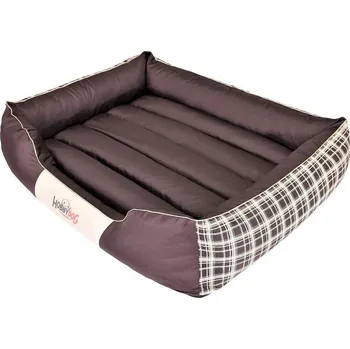 Pelíšek pro psa Hobby Dog Pelíšek PRESTIGE hnědý vzor kostka Cordura – různé velikosti Velikost XL - 85 x 65 cm