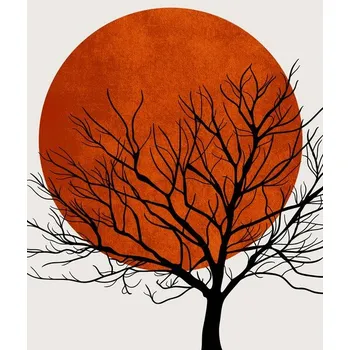 Plakát Plakát, Obraz - Warm Winter, Kubistika