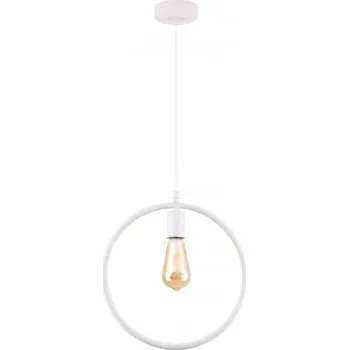 Stropní svítidlo FIJA, 2898, kruh, AC 220–240 V, 50/60 Hz, 1*E27, max. 40 W, IP20, prům. 31,5 cm, jednoduché bílé