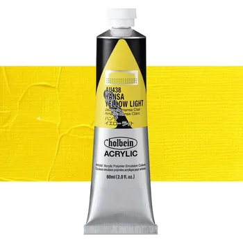 Vodová barva Akrylová barva Holbein Heavy Body - Hansa Yellow Light Balení: 60 ml