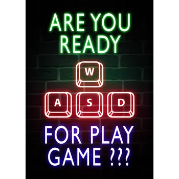 Plakát Plakát, Obraz - Are You Ready For Play Game? - Gaming Quote