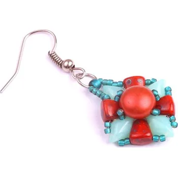 Korálek Náušnice Boreás č. 1085 - stavebnice