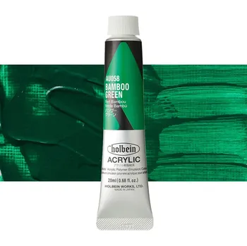 Vodová barva Akrylová barva Holbein Heavy Body - Bamboo Green Balení: 20 ml