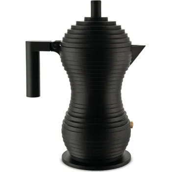 Kávovar Kávovar Pulcina Alessi 70 ml černý