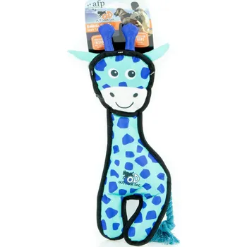 Hračka pro psa AFP ŽIRAFA, 38 cm, modrá