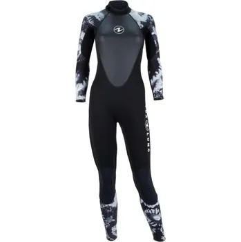 Neoprenový oblek Dámský neoprenový oblek Aqualung HYDROFLEX FULL SUIT BLACK/WHITE, 3mm Velikost: XS SU7780109XS