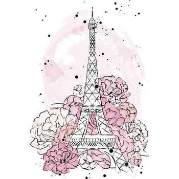 Plakát Plakát, Obraz - Peony paris, Martina Pavlova