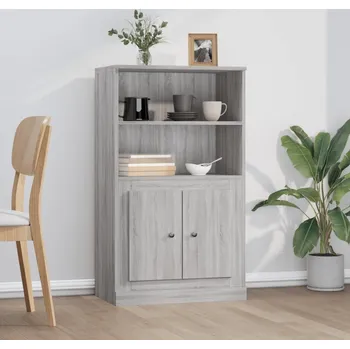 Příborník do zásuvky vidaXL Skříň highboard 60 x 35,5 x 103,5 kompozitní dřevo [816312] Barva: šedá sonoma