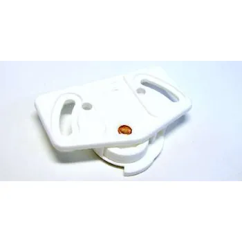 Dveřní kování TS Kování plastové na posuvné dveře Unipos spodní díl, bílá