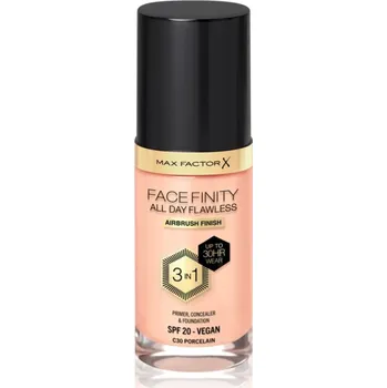 Kosmetika Max Factor All Day Flawless Facefinity 3 v 1 - Dlouhotrvající make-up 30 ml - 30 Porcelain
