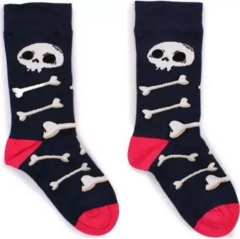 Dámské ponožky Awm ponožky bambusové Hop Hare Lebka černé