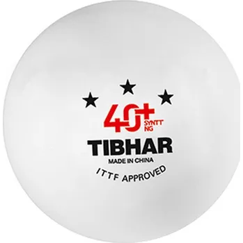 Pingpongový míček Míček Tibhar 40+ SYNTT NG *** (3 ks) bílá