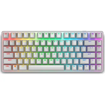 Klávesnice Dell Alienware Pro Wireless Gaming Keyboard bílá Klávesnice, herní, bezdrátová, mechanická, RGB podsvícení, US mezinárodní, Bluetooth, USB-C, bílá 545-BBFR