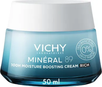 Pleťový krém Vichy Mineral 89 100H Moisture Boosting Cream Rich hydratační krém 50 ml