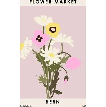 Plakát Plakát, Obraz - Flower Market Bern, NKTN