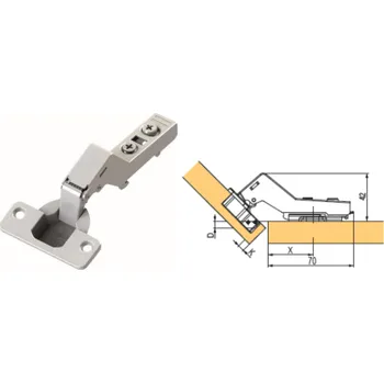 TS Závěs NK STRONG CLIP úhlový 45°