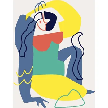 Plakát Plakát, Obraz - Colorful Abstract Figure, Little Dean