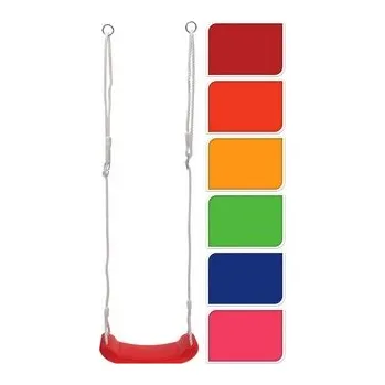 Dětská houpačka houpačka dětská s lanem 42x16,5x2,5cm, nosnost 40kg, PH mix barev