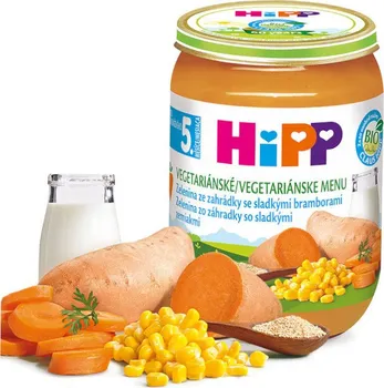 Hipp BIO zelenina ze zahrádky se sladkými bramborami 190 g