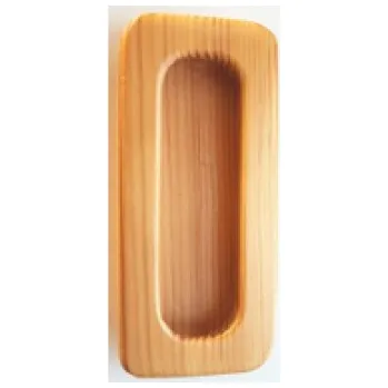 TS Úchytka dřevěná mušle borovice