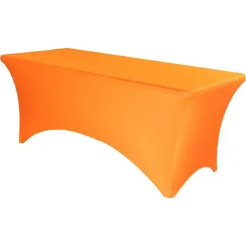 Napínací potah Elastický potah PRO na stůl 122 x 60 cm s gramáží 300 g/m2 Barva: oranžová
