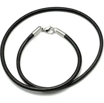 Náhrdelník Šperky4U Kožená šňůrka na krk, tl. 3 mm - LR1100-030-45