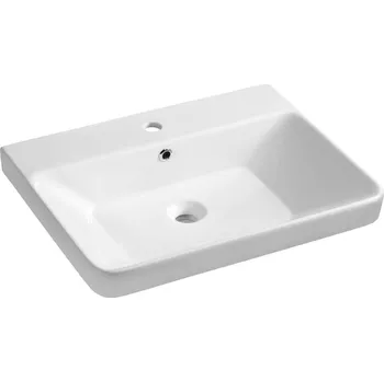 Umyvadlo SAPHO THALIE 60 keramické umyvadlo nábytkové 60x46cm, bílá, TH11060