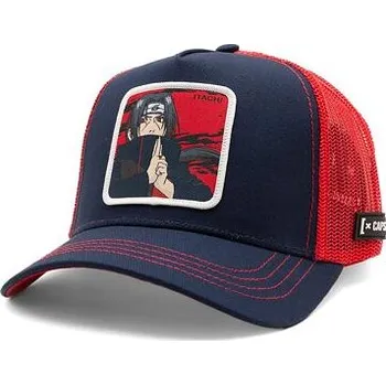 Kšiltovka Kšiltovka Capslab Naruto Trucker - Itachi -Red / Navy