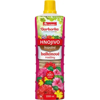 Hnojivo Barborka Hnojivo na balkónové rostliny 1l,