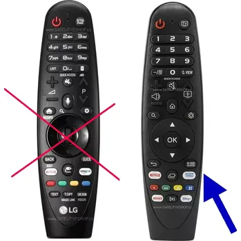 Dálkový ovladač pro LG náhrada za AN-MR650A Magic