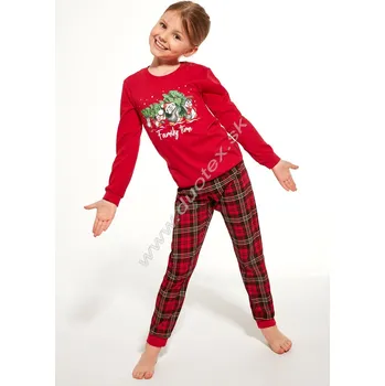 Dívčí oblečení CORNETTE Vánoční pyžamo 594/159-Family-time Barva: 159, Velikost: 98-104