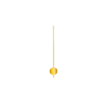 Hodiny Zlaté kulaté kyvadlo na hodiny 50 mm | 255 mm APP050G
