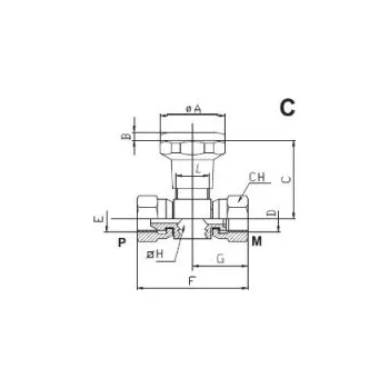 Hydraulický filtr Kohout manometrový G1/4 2převlečná matice EMIL01C