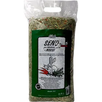 Pro hlodavce Limara Seno s mrkví 15 l