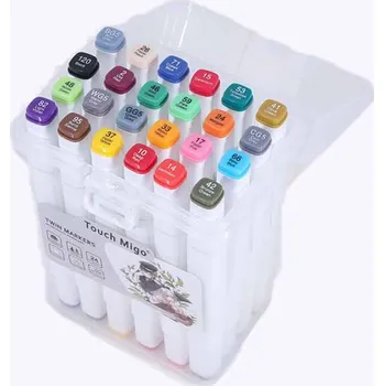 Oboustranné fixy - popisovače | sada v plastovém boxu 24ks