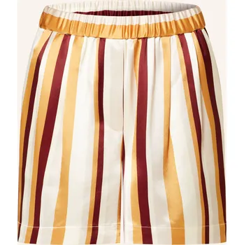 Mrs & Hugs Dámské Saténové Šortky, krémová / tmavě žlutá /...