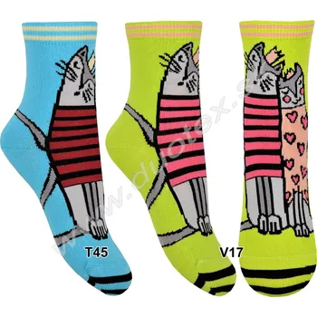 WOLA Dětské ponožky w24.01p-vz.784 Barva: V17, Velikost: 21-23(14-15)