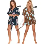 TARO Dámský župan Marija2683 Barva: ss21-hnedá, Velikost: L