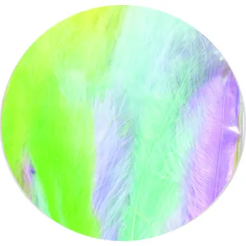 Dekorační peří jemné pastelové 10g