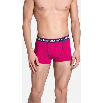 Pánské spodní prádlo Henderson Lucky 38843-MLC Boxer 2 Pack růžová/modrá